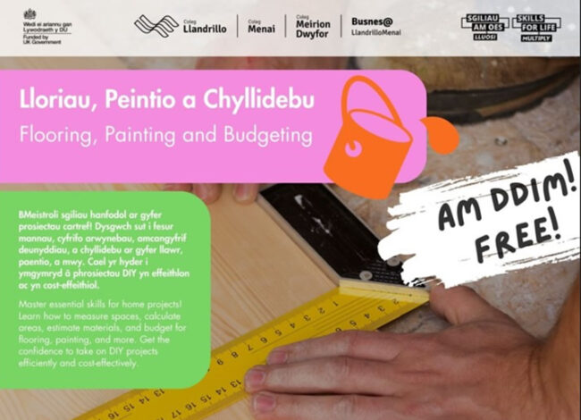 Flooring, Painting and Budgeting by Grwp Llandrillo Menai Featured