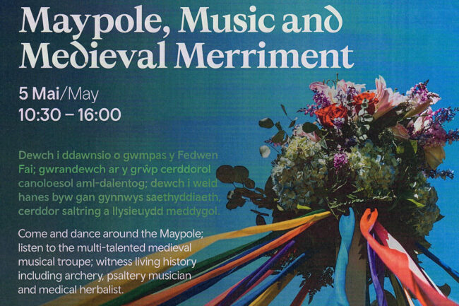Rhuddlan Castle Maypole Medieval Event