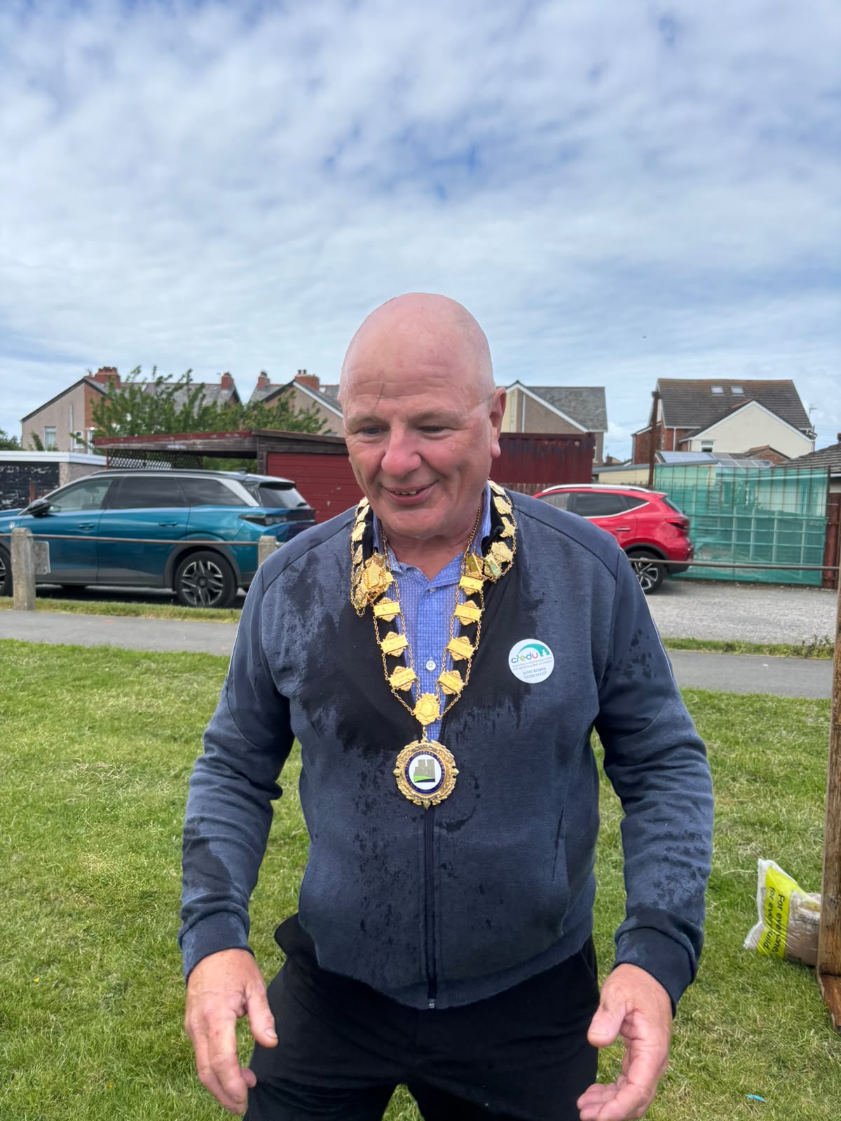 Deputy Mayor Cllr Mike Elgin at Credu Connecting Carers Fun Day