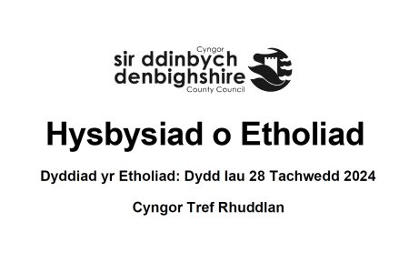 Notice of Election (Welsh)